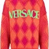 Versace pull à logo appliqué