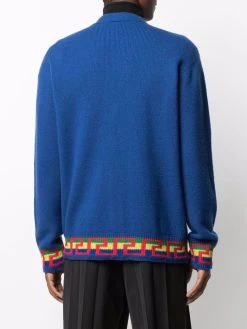 Versace cardigan à détail Greca Signature