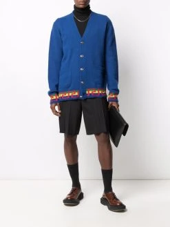 Versace cardigan à détail Greca Signature