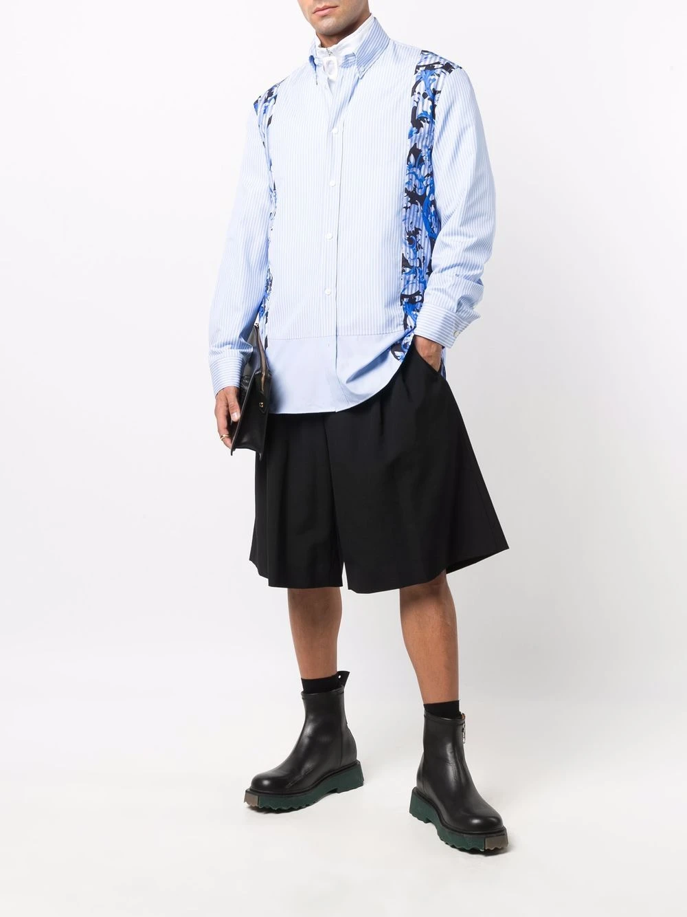 Versace Prix d’Amis Chemise rayée à motif baroque chemises homme 4 Versace chemise rayée à motif baroque