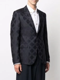 Versace Réduction Blazer à fines rayures blazers homme 9 Versace blazer à fines rayures