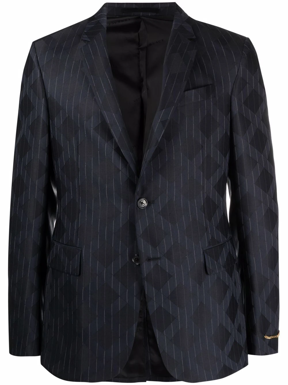 Versace Réduction Blazer à fines rayures blazers homme 3 Versace blazer à fines rayures