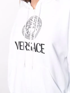 Versace hoodie à logo imprimé