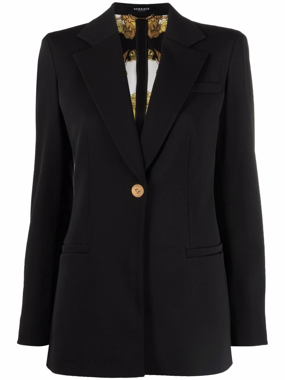 Versace Prix Équitable Blazer à simple boutonnage blazers femme 3 Versace blazer à simple boutonnage