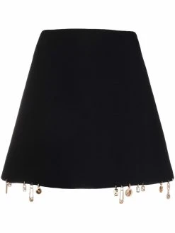 Versace minijupe trapèze à breloques