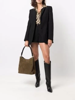 Versace sac porté épaule Virtus en daim