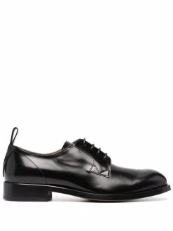 Versace chaussures en cuir à lacets