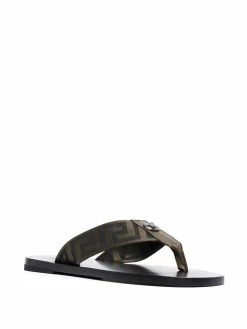 Versace tongs à motif Greca