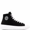 Versace baskets montantes à détail Greca