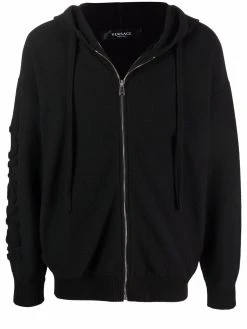 Versace hoodie zippé à manches longues