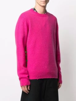 Prix Incroyables Versace Pull à bords Greca pulls homme 9 Versace pull à bords Greca