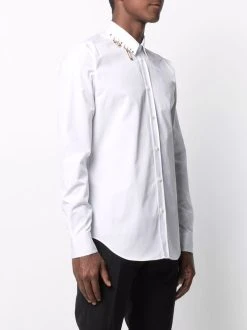 Versace chemise à breloques au col