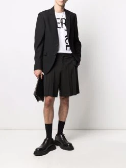 Versace blazer à simple boutonnage