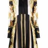 Versace robe imprimée à manches longues