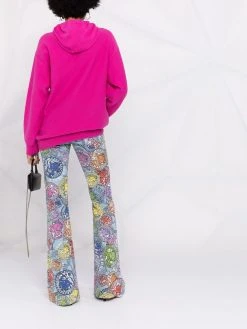 Versace hoodie à logo texturé