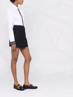 Versace chemise en popeline à détails Greca