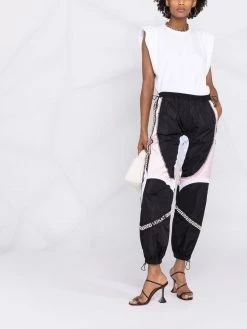 Versace pantalon de jogging à bandes Greca