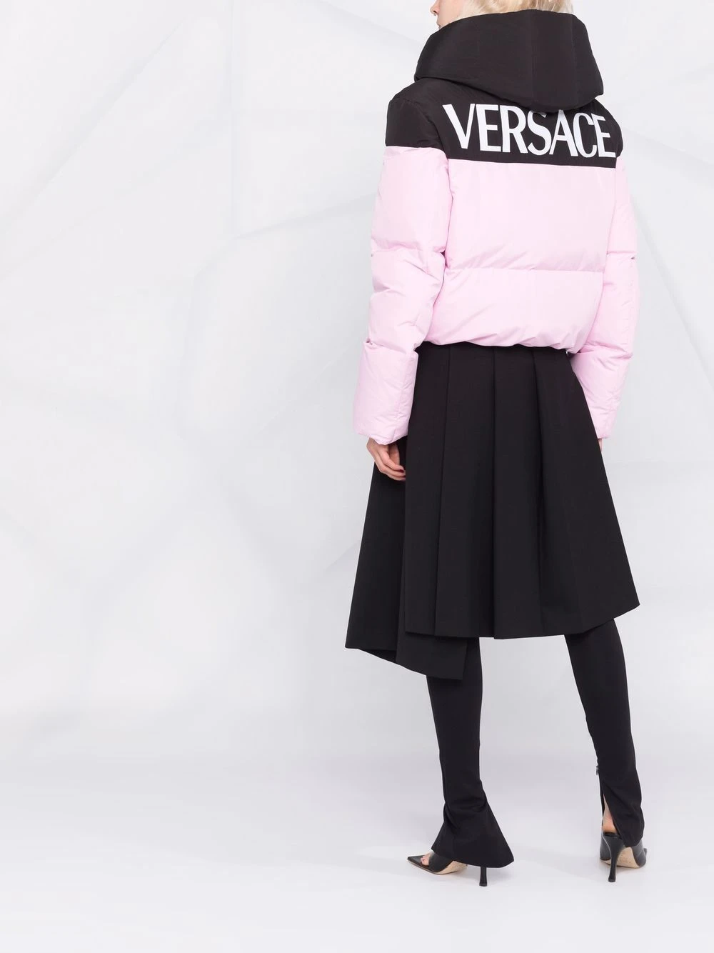 Versace Faible Prix Veste matelassée bicolore doudounes femme 8 Versace veste matelassée bicolore