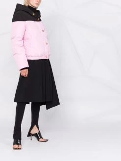 Versace Faible Prix Veste matelassée bicolore doudounes femme 11 Versace veste matelassée bicolore