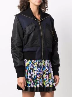 Versace veste bomber crop