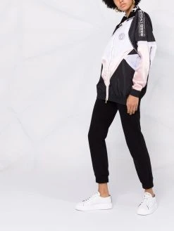 Versace veste légère à bandes Greca