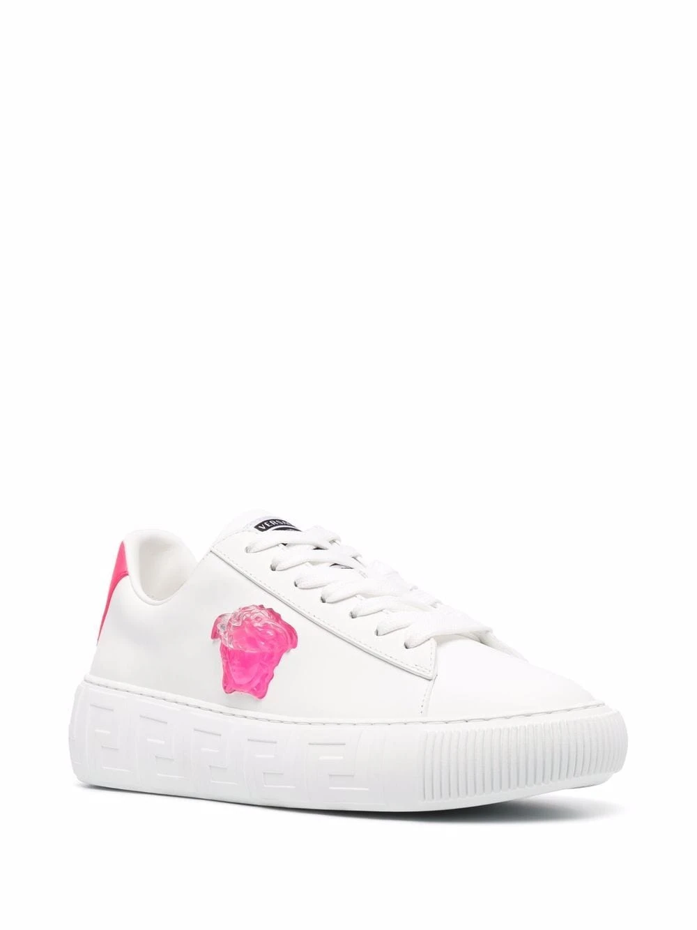 Versace Prix Légers Baskets Greca à lacets femme 4 Versace baskets Greca à lacets