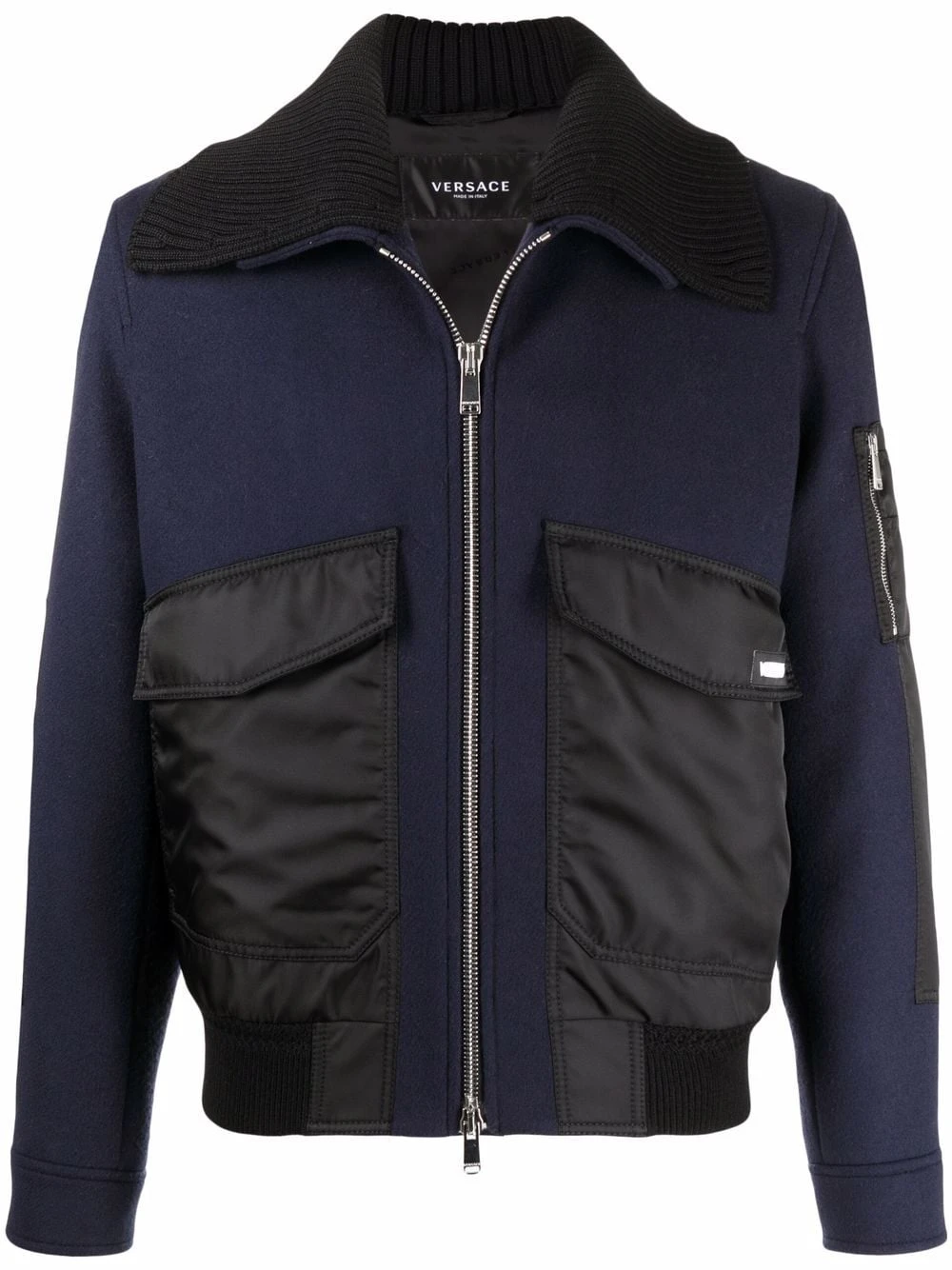 Versace Prix Gelé Veste bomber à col oversize vestes bomber homme 3 Versace veste bomber à col oversize