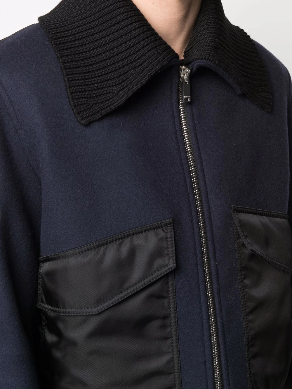 Versace Prix Gelé Veste bomber à col oversize vestes bomber homme 7 Versace veste bomber à col oversize