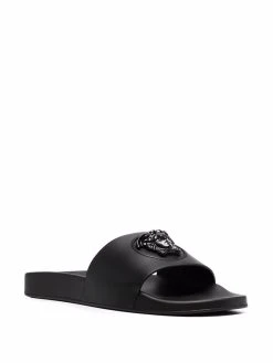 Versace claquettes La Medusa en cuir