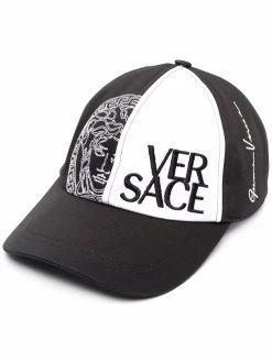 Versace casquette Medusa à logo brodé
