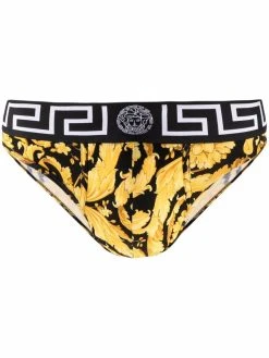 Versace slip à imprimé baroque