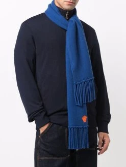 Versace écharpe à motif brodé