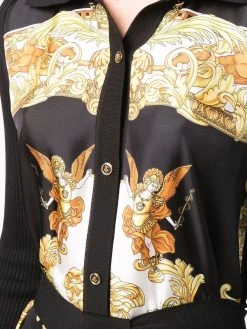 Versace robe à imprimé baroque