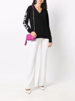 Versace pull en maille intarsia