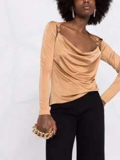 Versace haut drapé à plaque Medusa