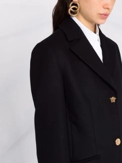 Versace manteau Medusa en laine