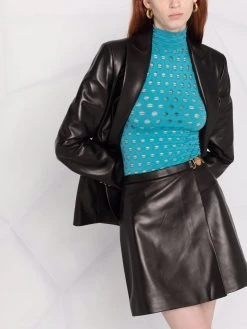 Versace minijupe Medusa à effet portefeuille