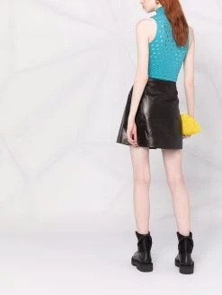 Versace minijupe Medusa à effet portefeuille