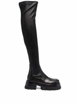 Versace bottes en cuir