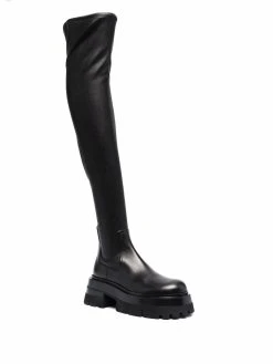 Versace bottes en cuir