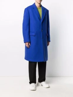 Versace manteau à simple boutonnage