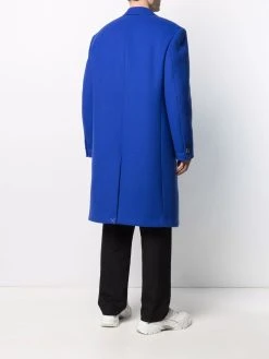 Versace manteau à simple boutonnage