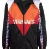 Versace veste de sport colour block à logo