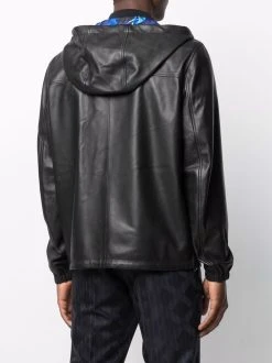 Versace veste réversible en cuir nappa