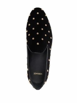 Versace mocassins Medusa à bout en amande