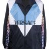 Versace Veste de sport colour block à logo Prix Acceptable coupe-vents & vestes de sport homme 2 Versace veste de sport colour block à logo