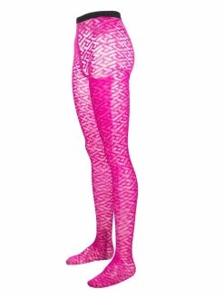 Versace collants à motif monogrammé