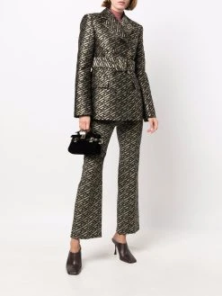 Versace blazer à logo Greca imprimé