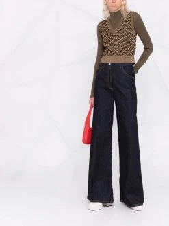 Versace débardeur La Greca à effet métallisé