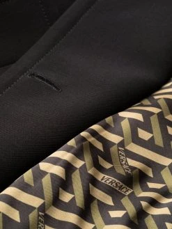 Versace manteau à simple boutonnage